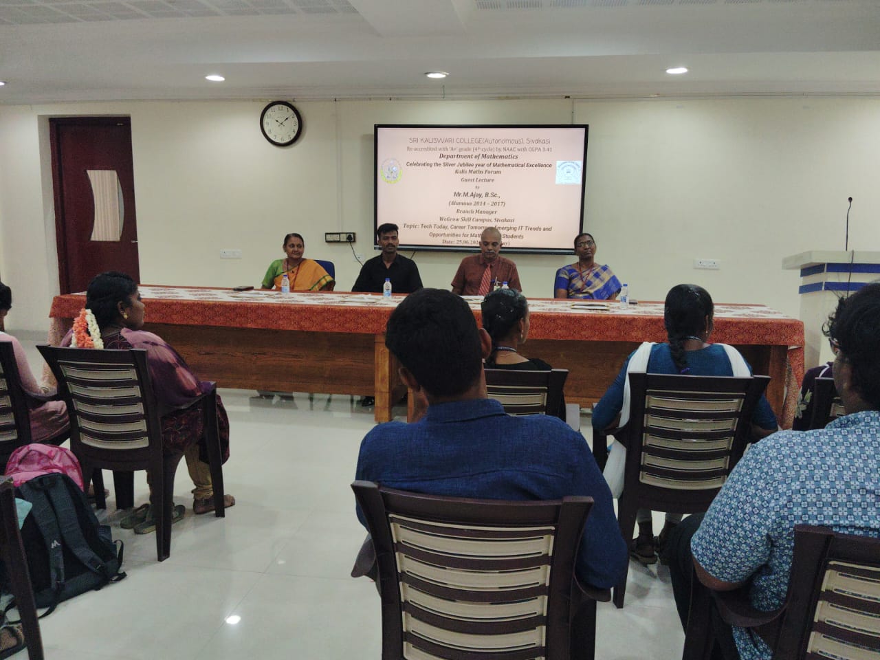 Tech Today, Career Tomorrow – Emerging IT Trends and Opportunities for Mathematics Students at Sri Kaliswari College